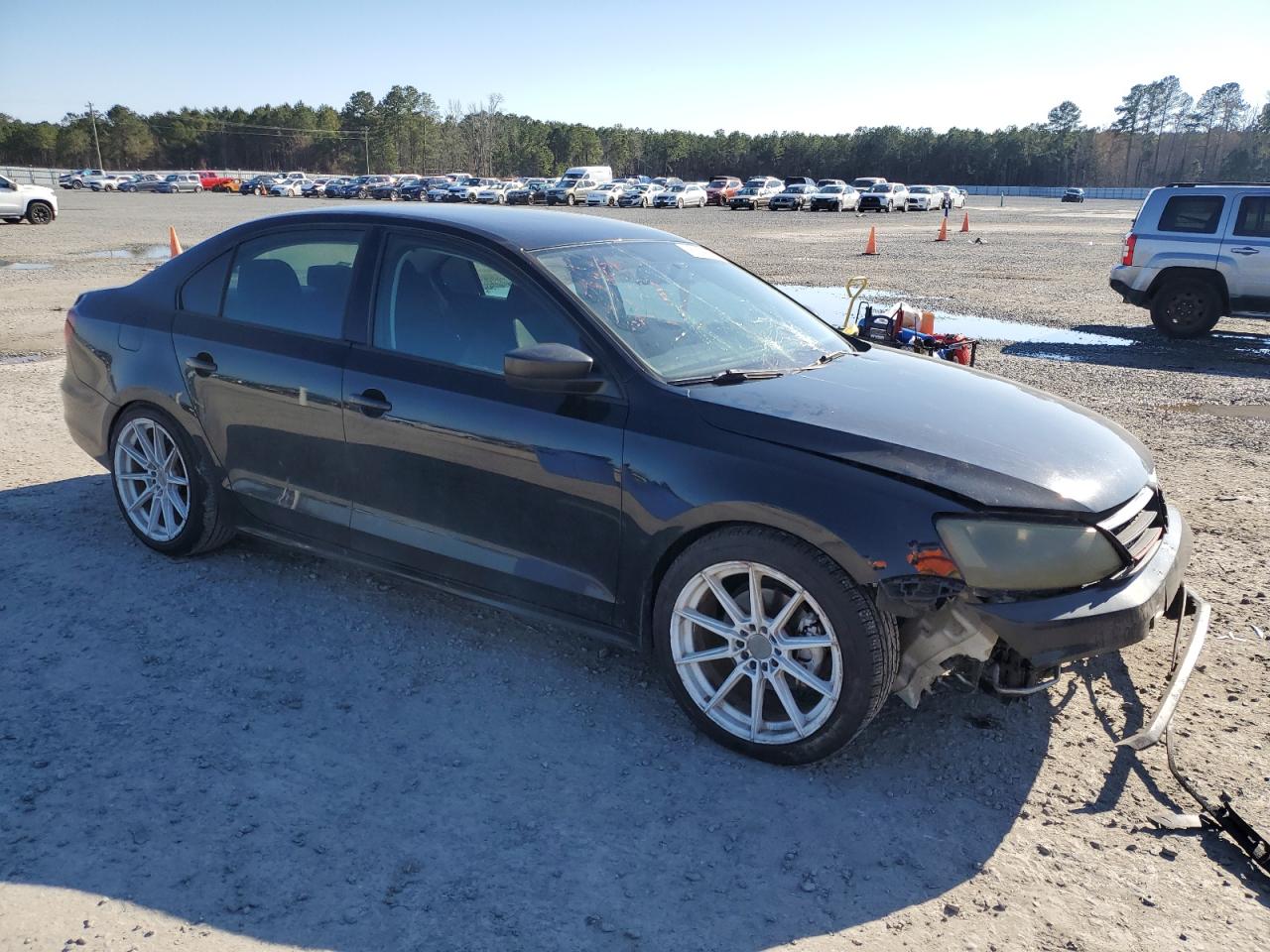 2016 Volkswagen Jetta VIN 3VW267AJ5GM403189 Copart auction photo, front end / undercarriage damage thumbnail 4