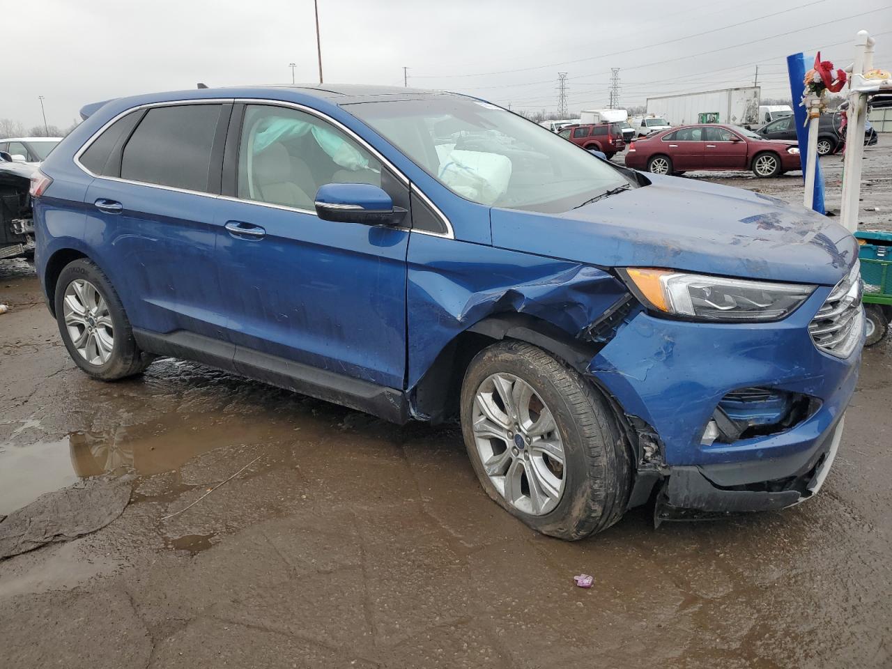 2020 Ford Edge VIN 2FMPK4K98LBB36824 Copart auction photo, front end damage thumbnail 4
