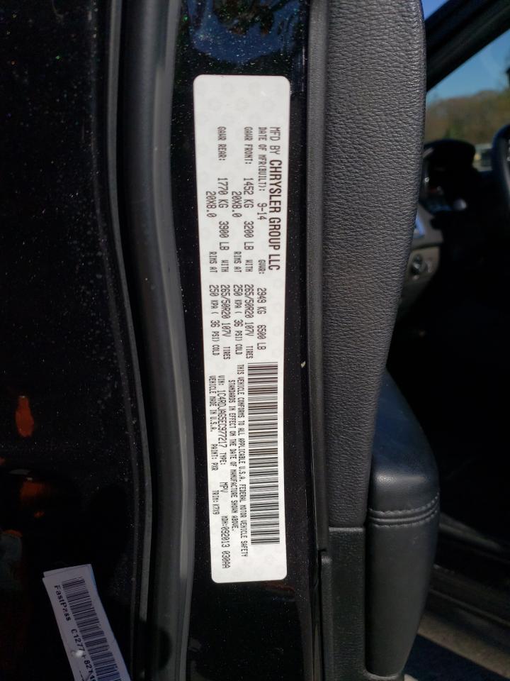 2014 Dodge Durango VIN 1C4RDJAG5EC977217 Copart auction photo, front end damage thumbnail 15