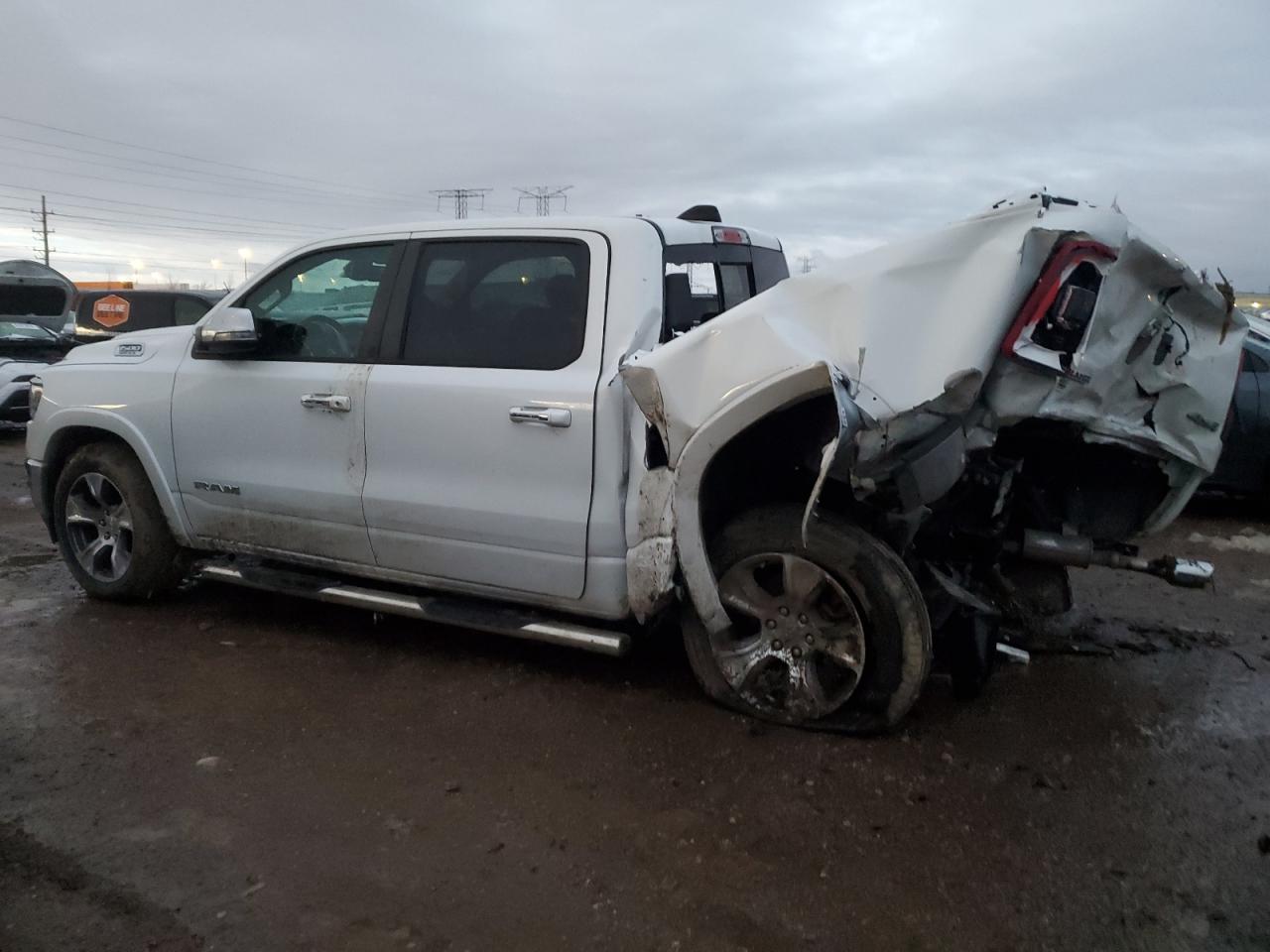2020 RAM 1500 VIN 1C6SRFJTXLN413360 Copart auction photo, all over damage thumbnail 2
