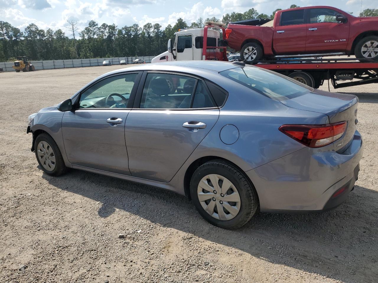 2020 KIA Rio VIN 3KPA24AD8LE329855 Copart auction photo, front end damage thumbnail 2