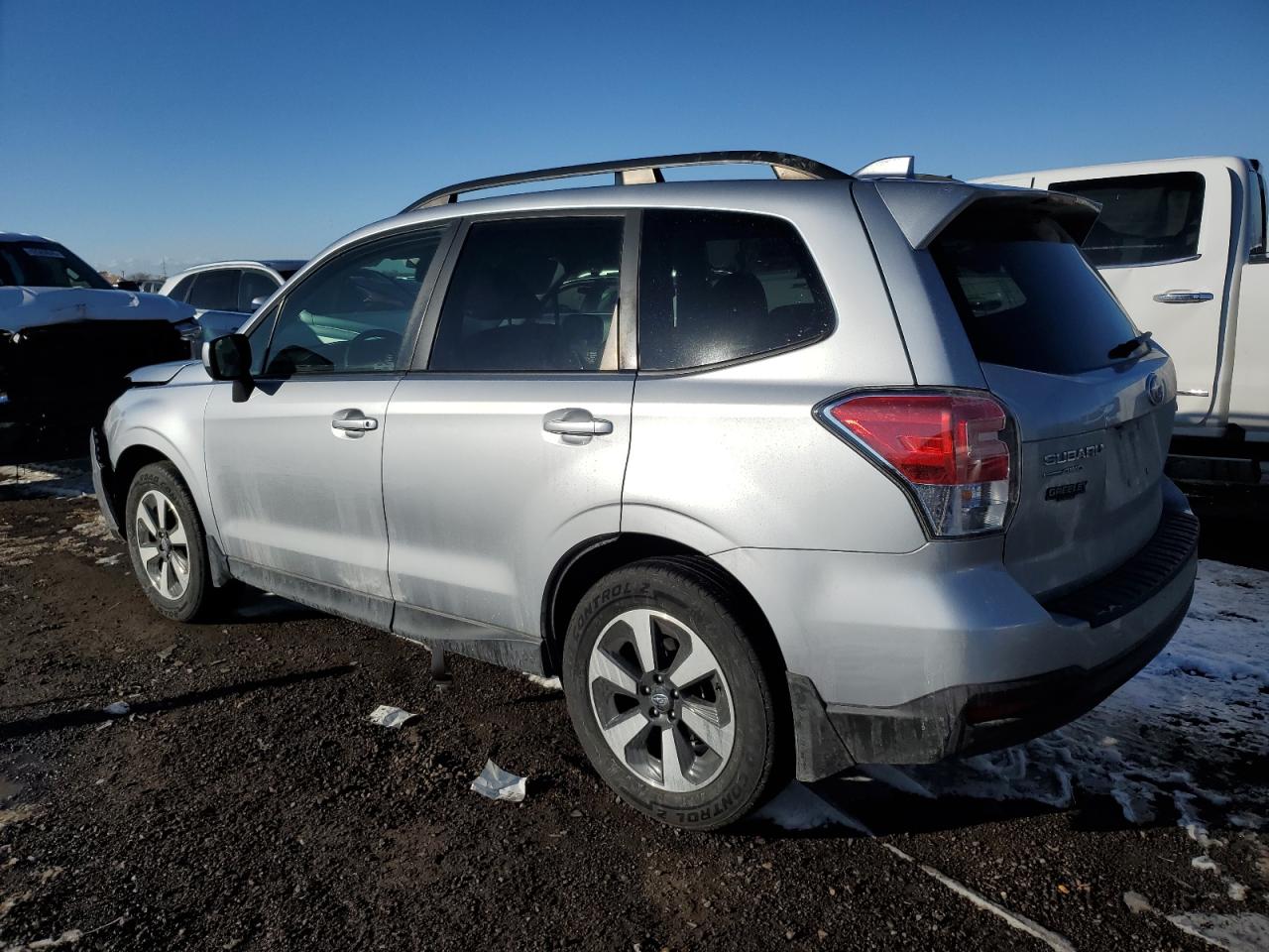 2018 Subaru Forester VIN JF2SJAGC3JH481071 Copart auction photo, front end damage thumbnail 2