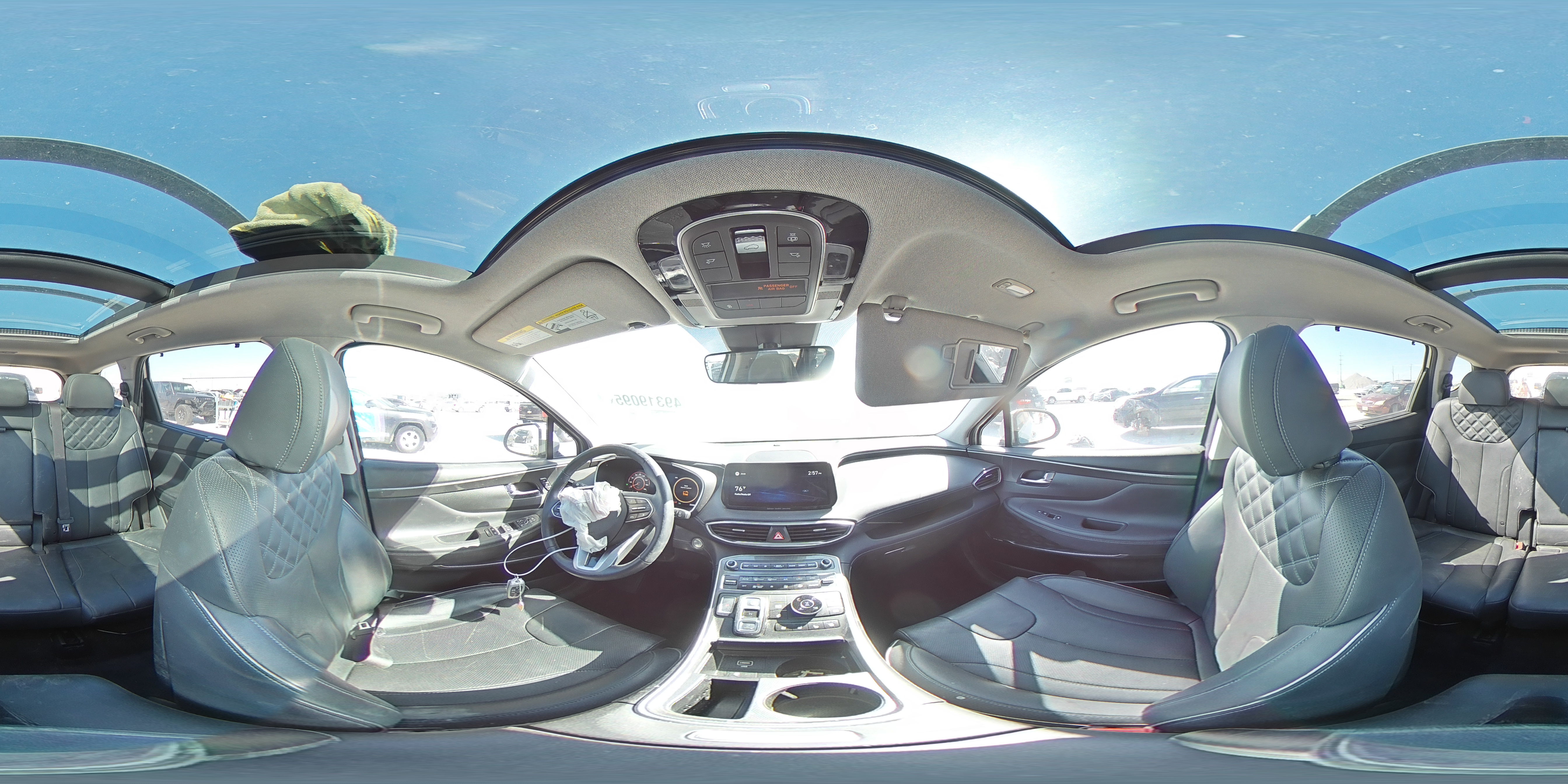2021 Hyundai Santa Fe VIN KM8S5DA13MU013635 Copart auction photo, front end / minor dent/scratches damage thumbnail 16