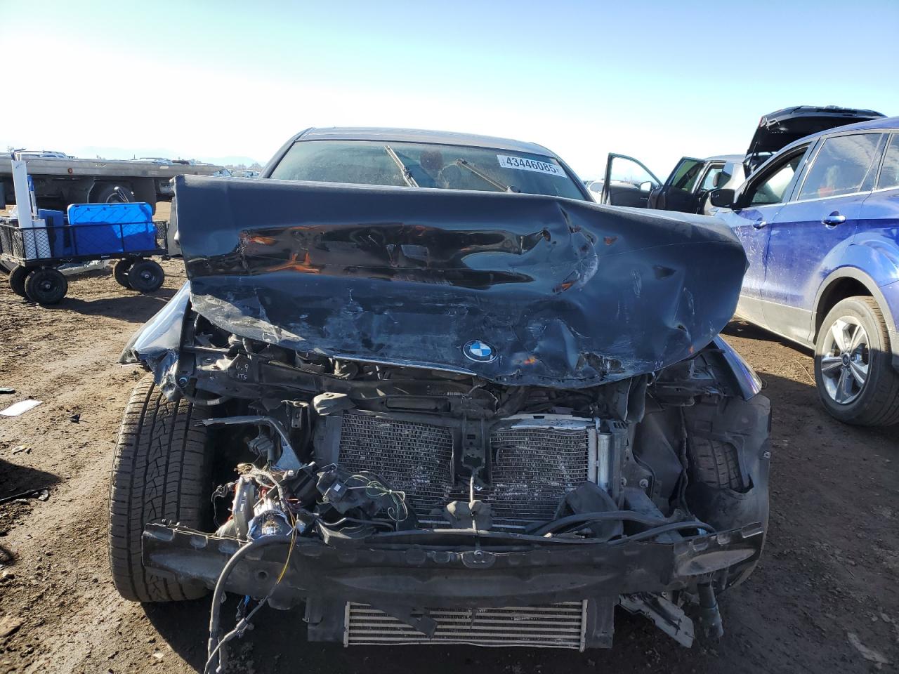 2008 BMW 3er VIN WBAVD535X8A284173 Copart auction photo, front end damage thumbnail 5