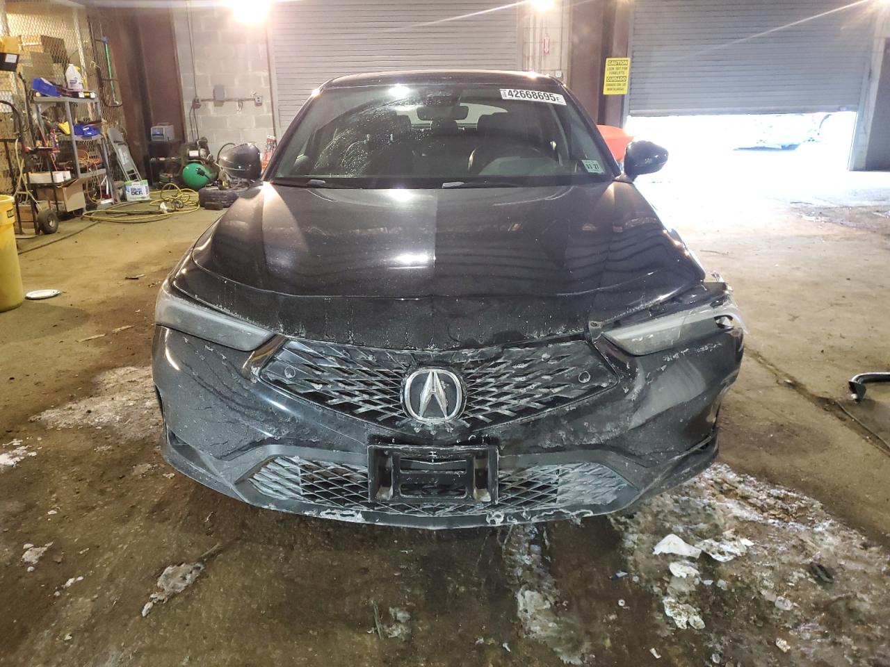 2023 Acura Integra VIN 19UDE4H24PA012335 Copart auction photo, side / front end damage thumbnail 5