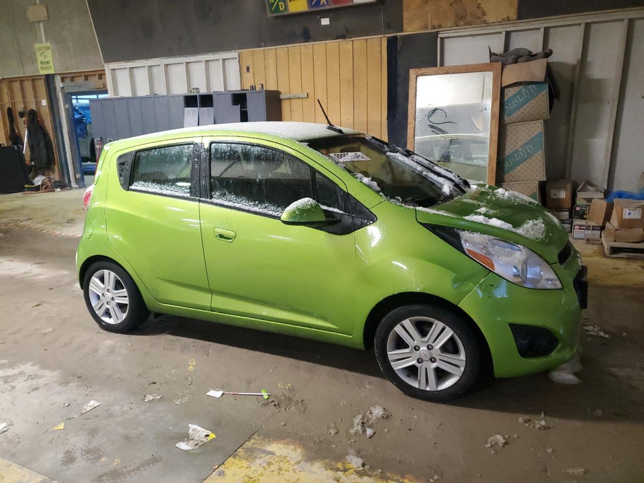 2014 Chevrolet Spark VIN KL8CA6S93EC590024 Copart auction photo, side / minor dent/scratches damage thumbnail 4