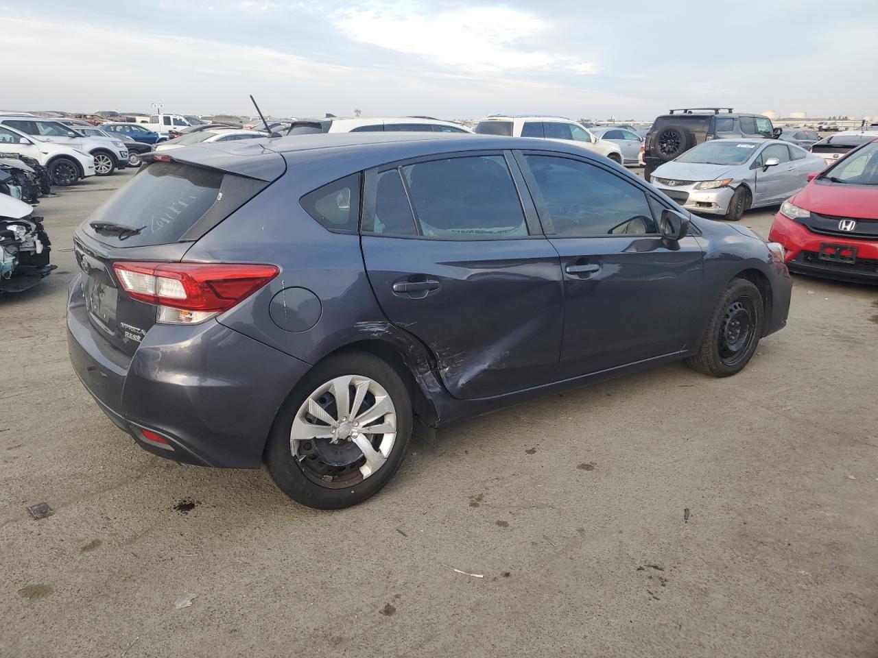2017 Subaru Impreza VIN 4S3GTAA69H3729946 Copart auction photo, rear end damage thumbnail 3