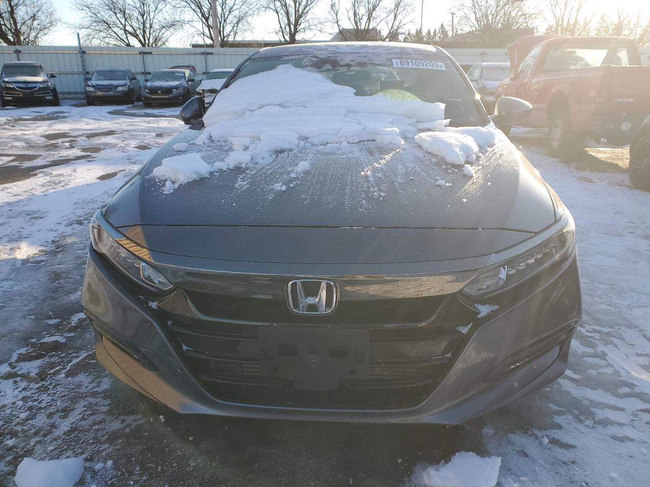 2018 Honda Accord VIN 1HGCV1F3XJA180431 Copart auction photo, rear end damage thumbnail 5