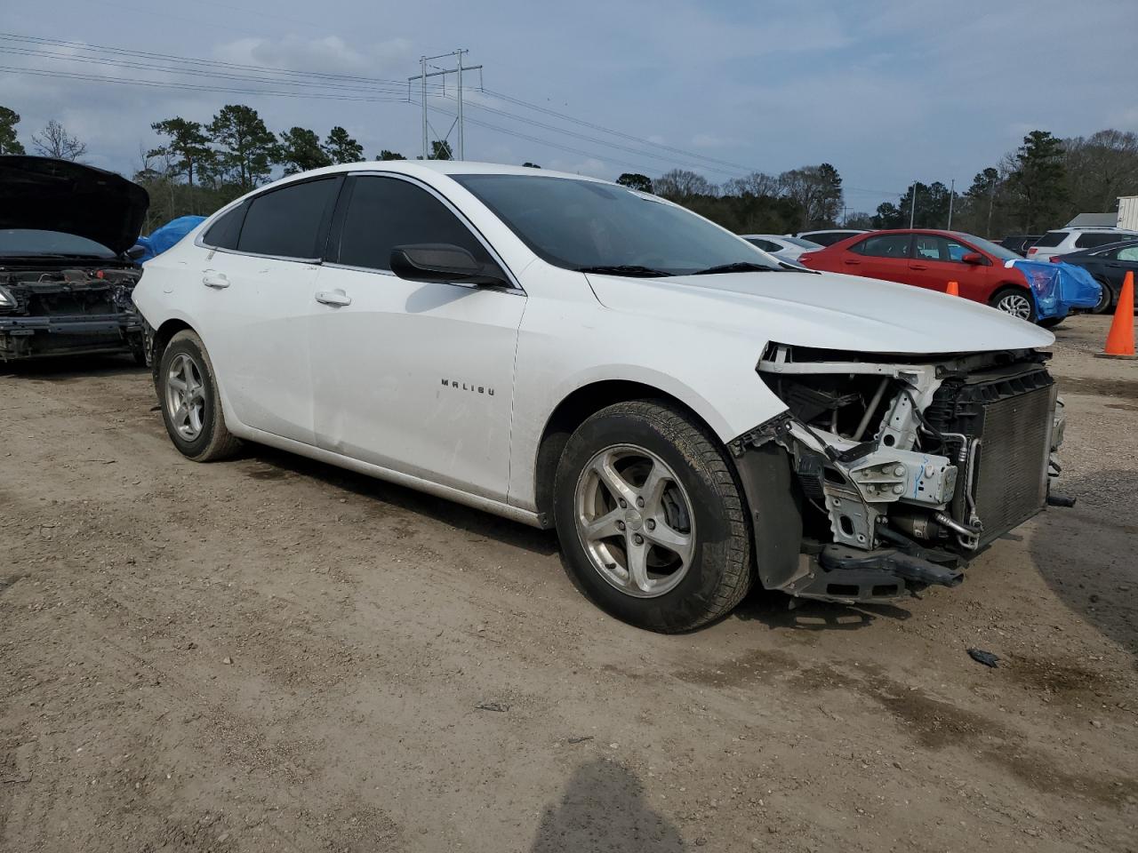 2016 Chevrolet Malibu VIN 1G1ZB5ST1GF340120 Copart auction photo, rear end / front end damage thumbnail 4