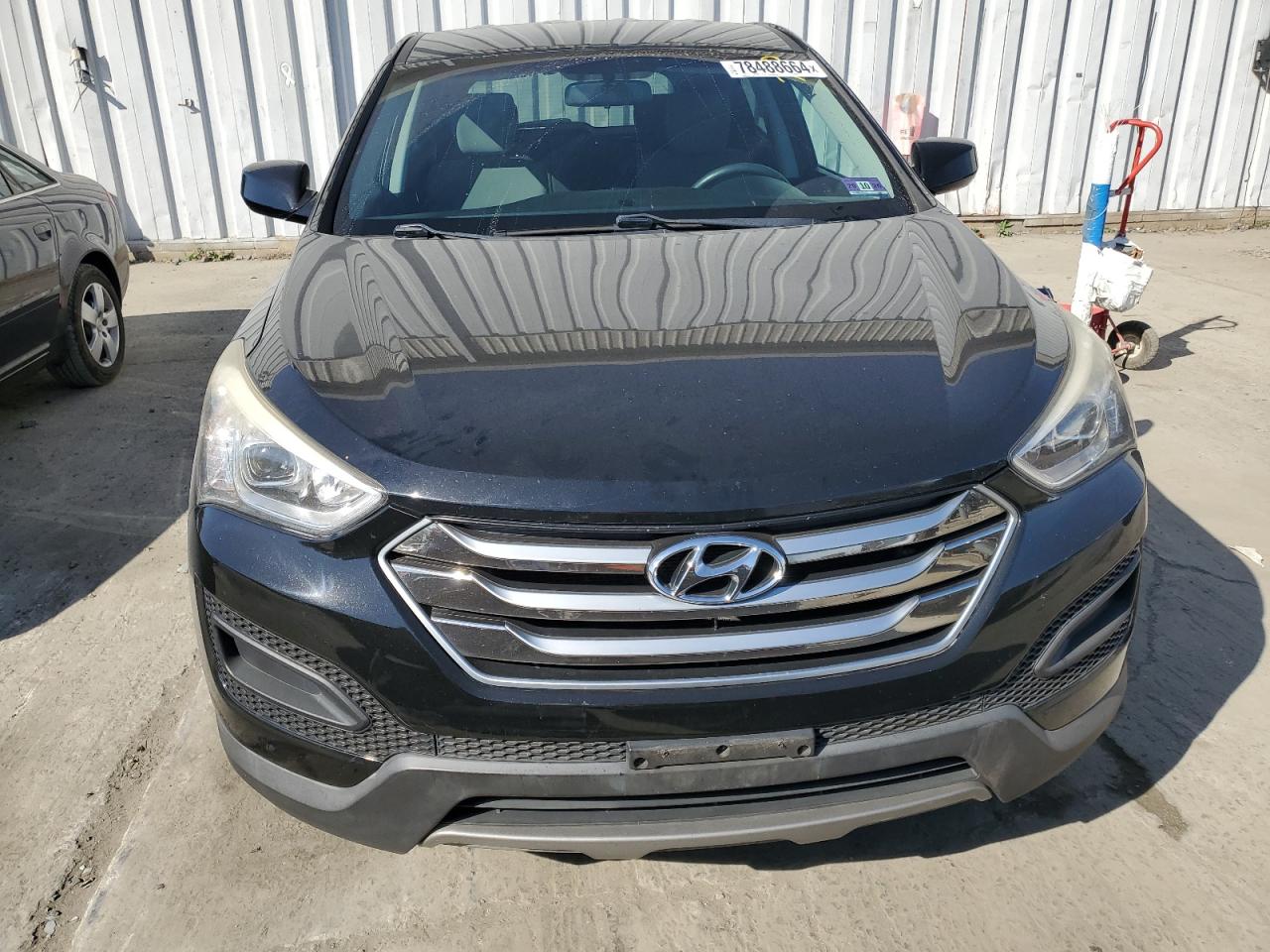 2016 Hyundai Santa Fe VIN 5XYZTDLB0GG353281 Copart auction photo, rear end / side damage thumbnail 5