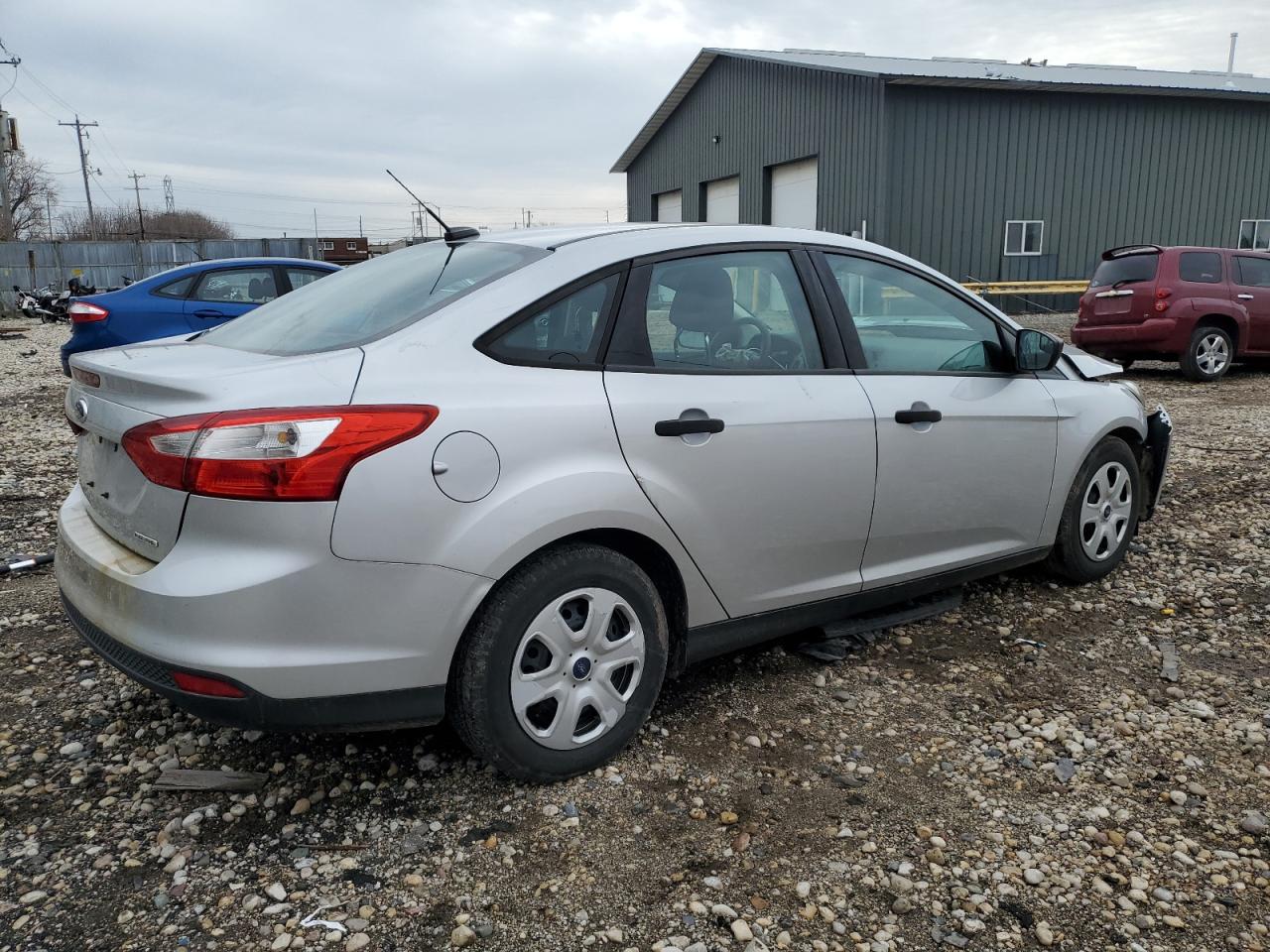 2014 Ford Focus VIN 1FADP3E2XEL369467 Copart auction photo, front end damage thumbnail 3
