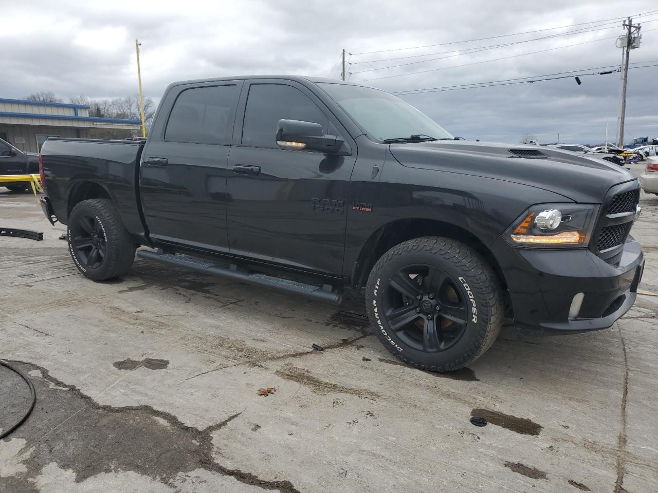 2017 RAM 1500 VIN 1C6RR7MT1HS801652 Copart auction photo, rear end damage thumbnail 4