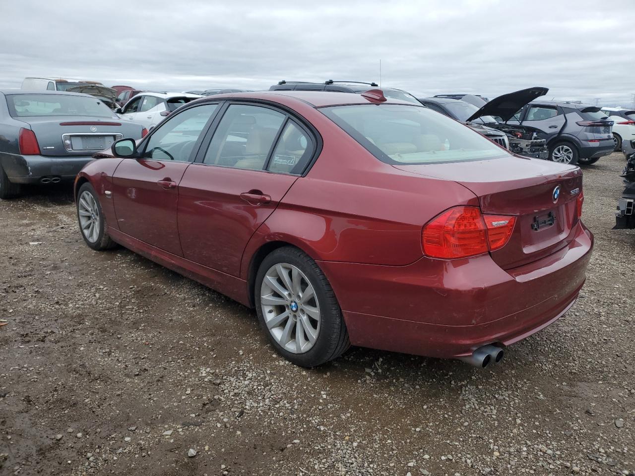 2011 BMW 3er VIN WBAPK5C52BA995078 Copart auction photo, front end damage thumbnail 2