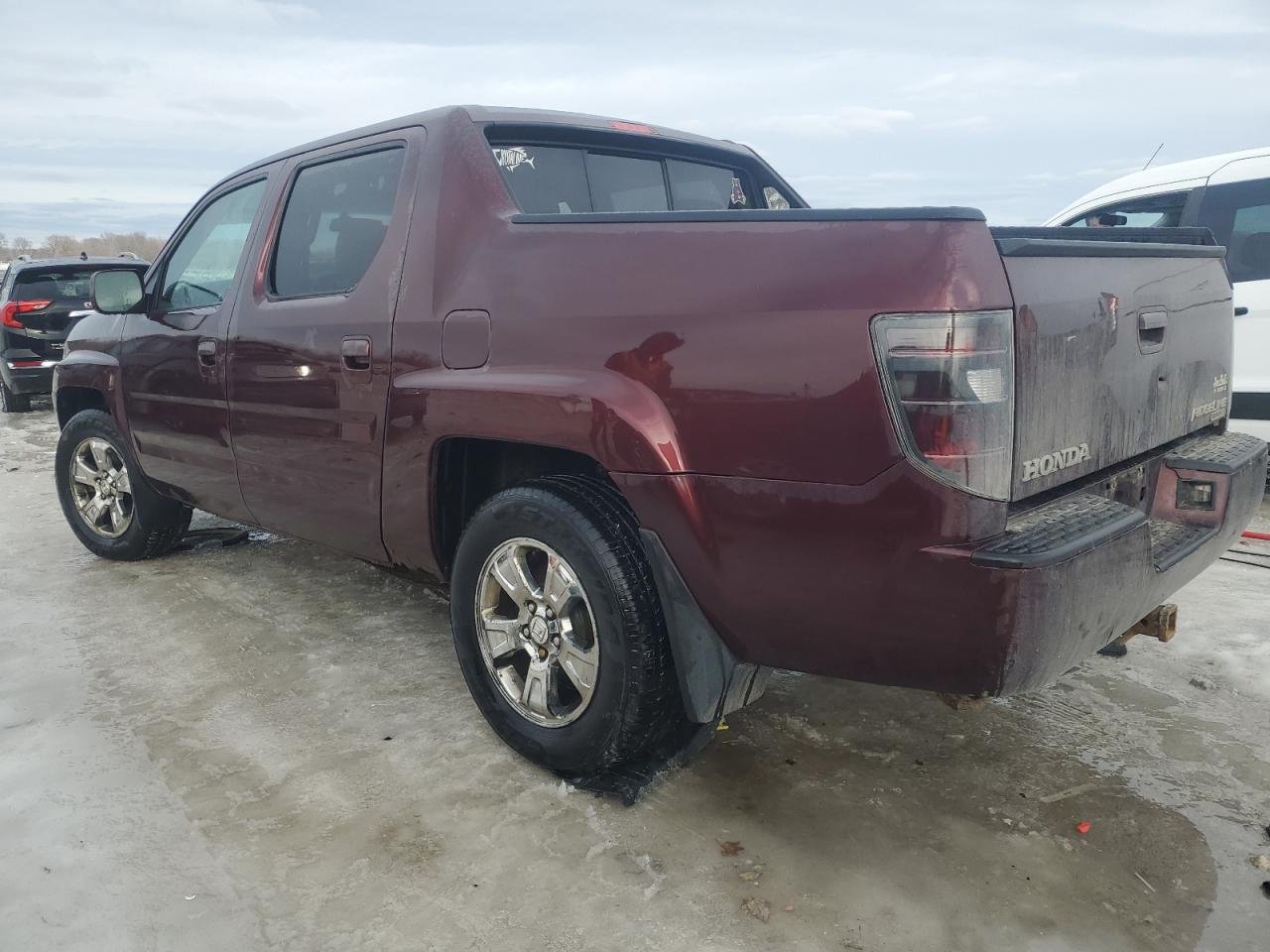 2007 Honda Ridgeline VIN 2HJYK16517H530601 Copart auction photo, front end / side damage thumbnail 2