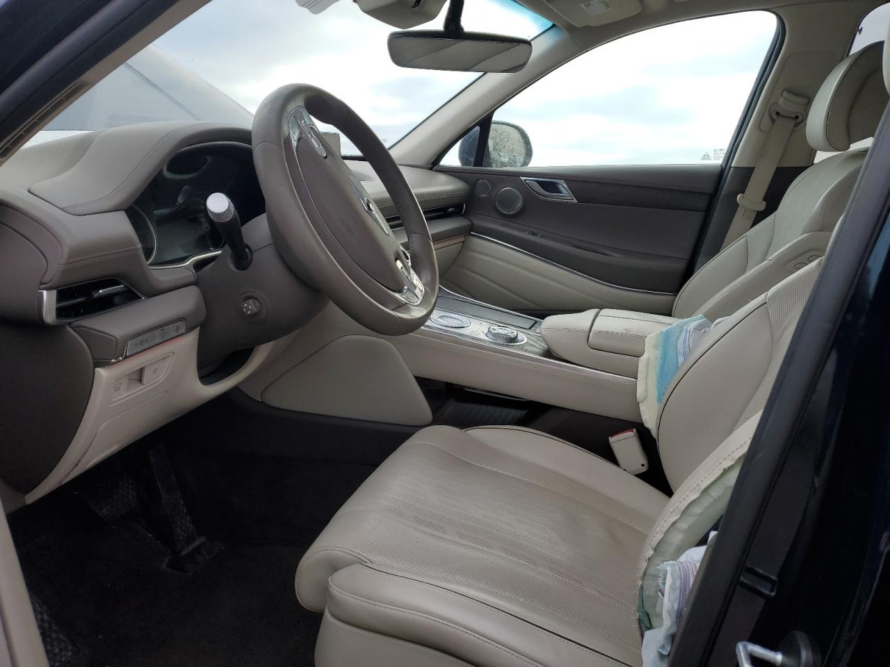 2022 Genesis Gv80 VIN KMUHCESC4NU079619 Copart auction photo, all over damage thumbnail 7