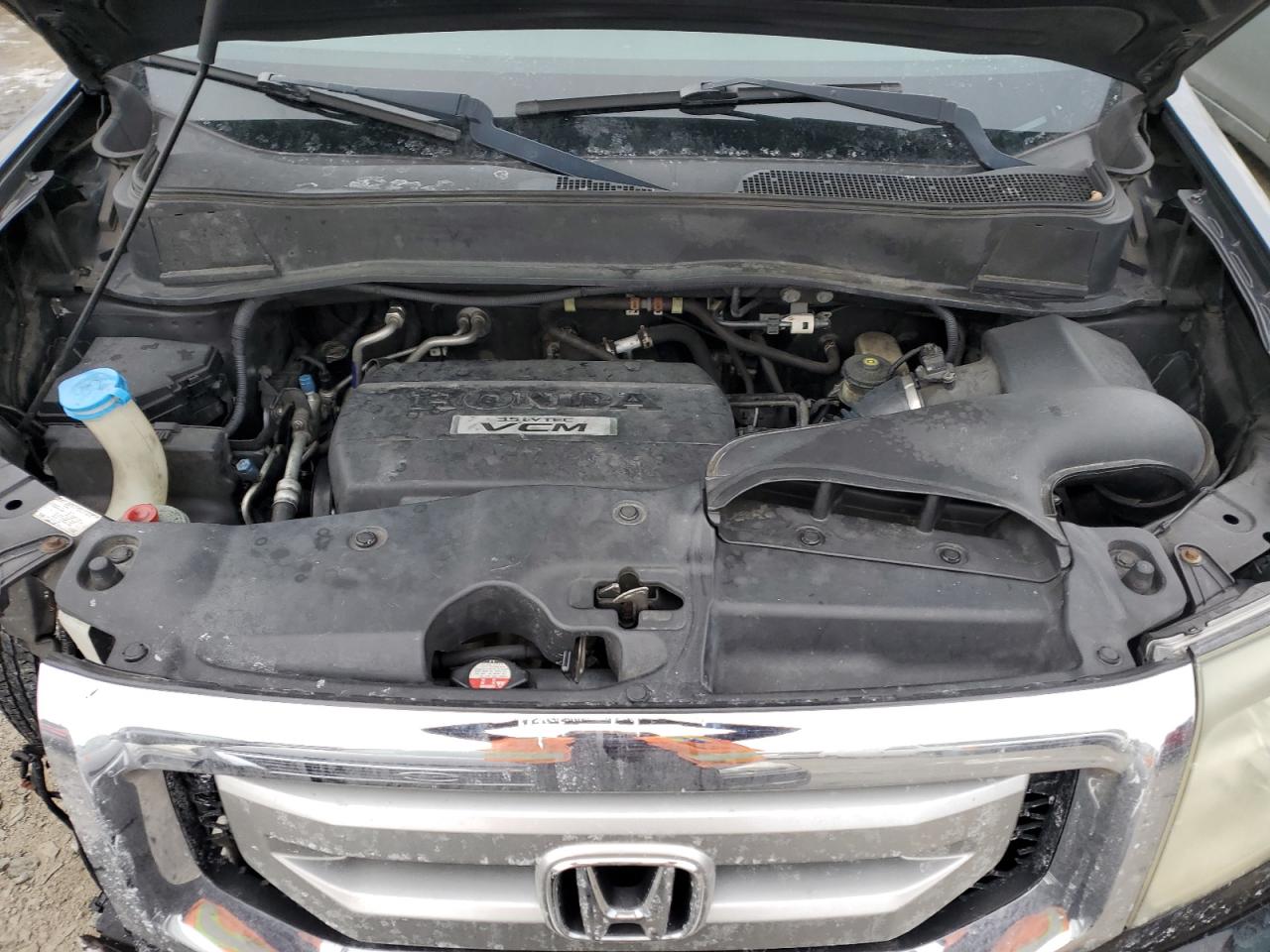 2010 Honda Pilot VIN 5FNYF4H43AB007429 Copart auction photo, undercarriage / front end damage thumbnail 12
