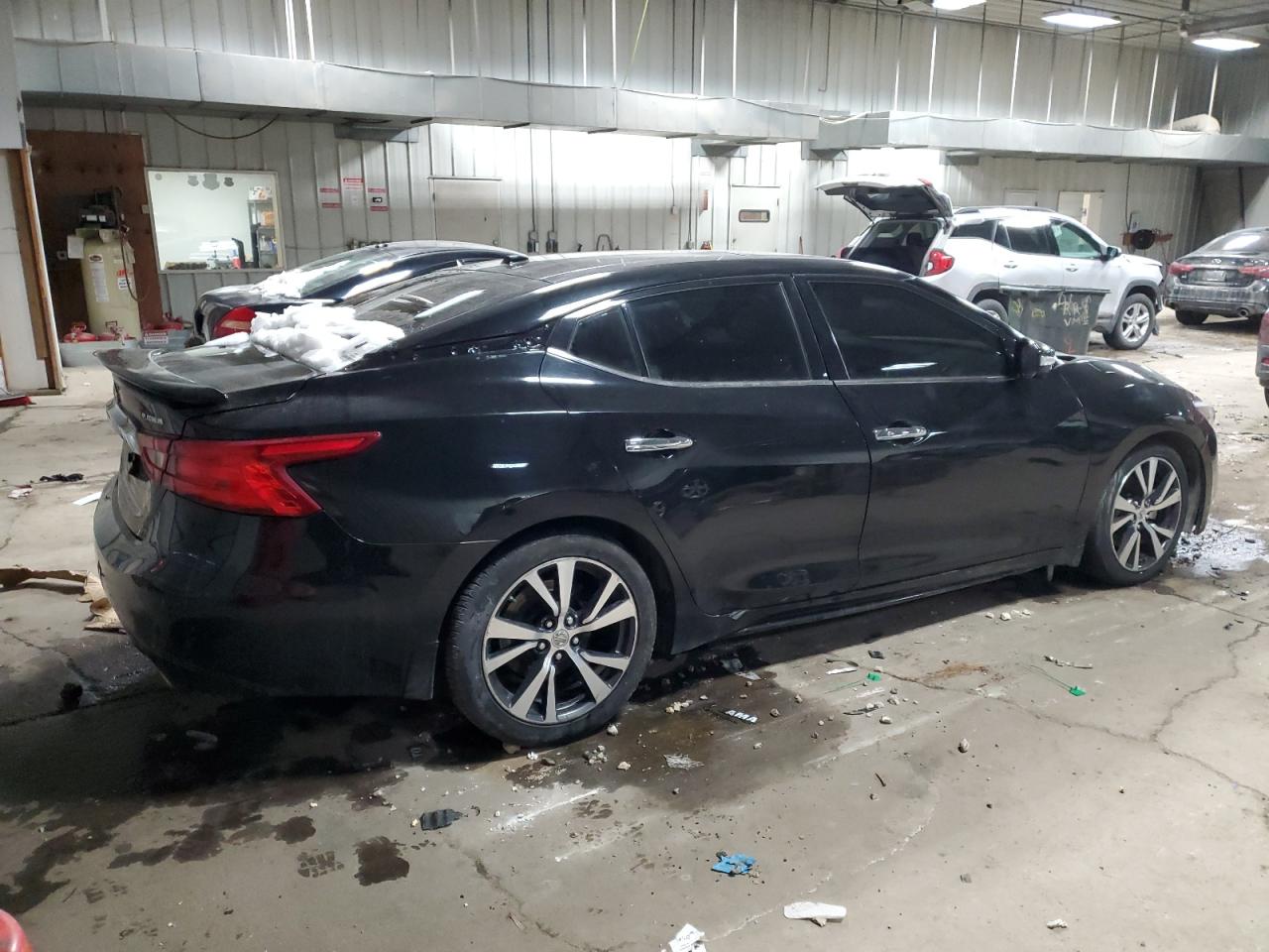 2017 Nissan Maxima VIN 1N4AA6AP8HC377613 Copart auction photo, vandalism / all over damage thumbnail 3