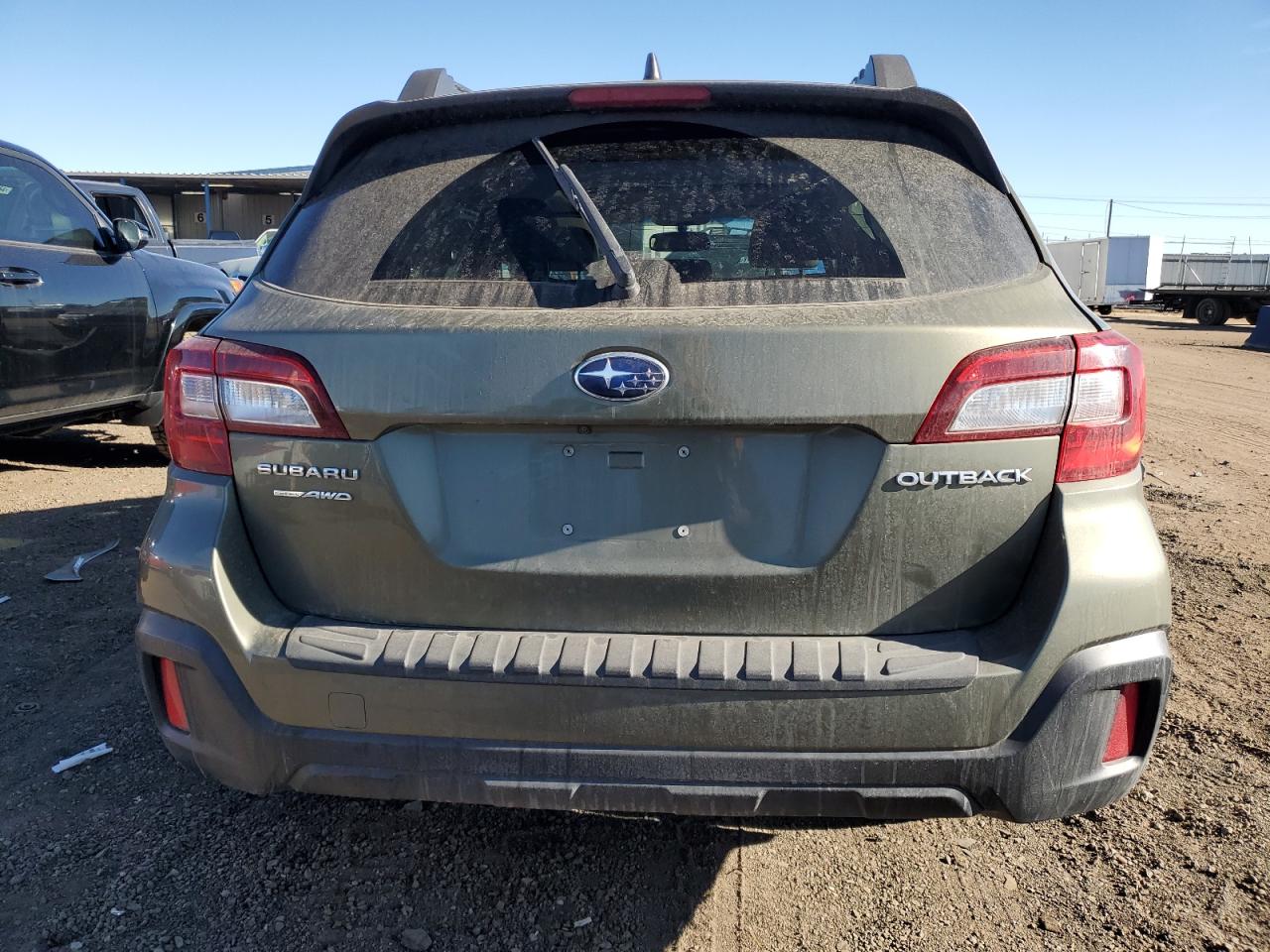 2018 Subaru Outback VIN 4S4BSAKC8J3263302 Copart auction photo, front end / side damage thumbnail 6