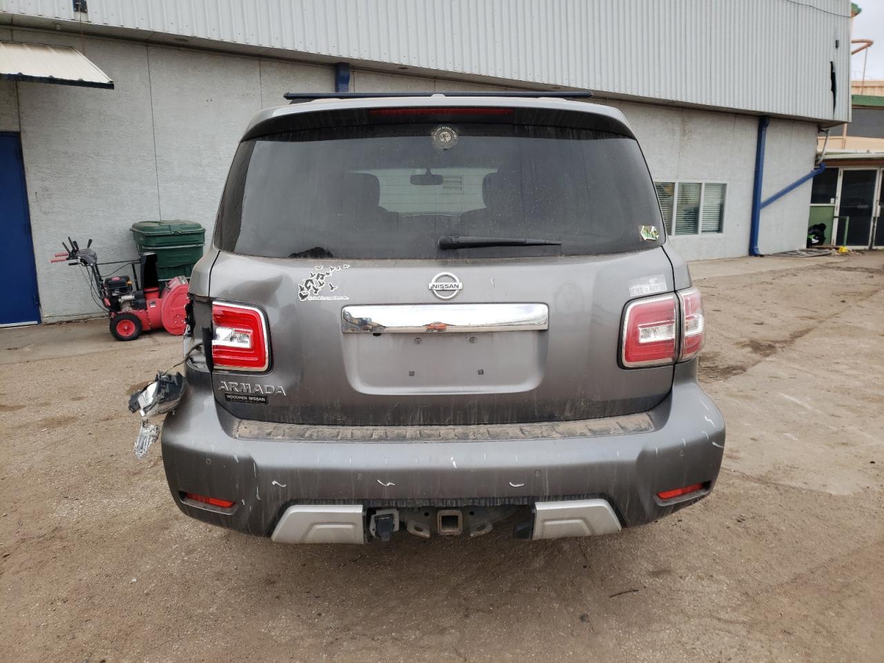 2017 Nissan Armada VIN JN8AY2NC6H9507119 Copart auction photo, hail damage thumbnail 6