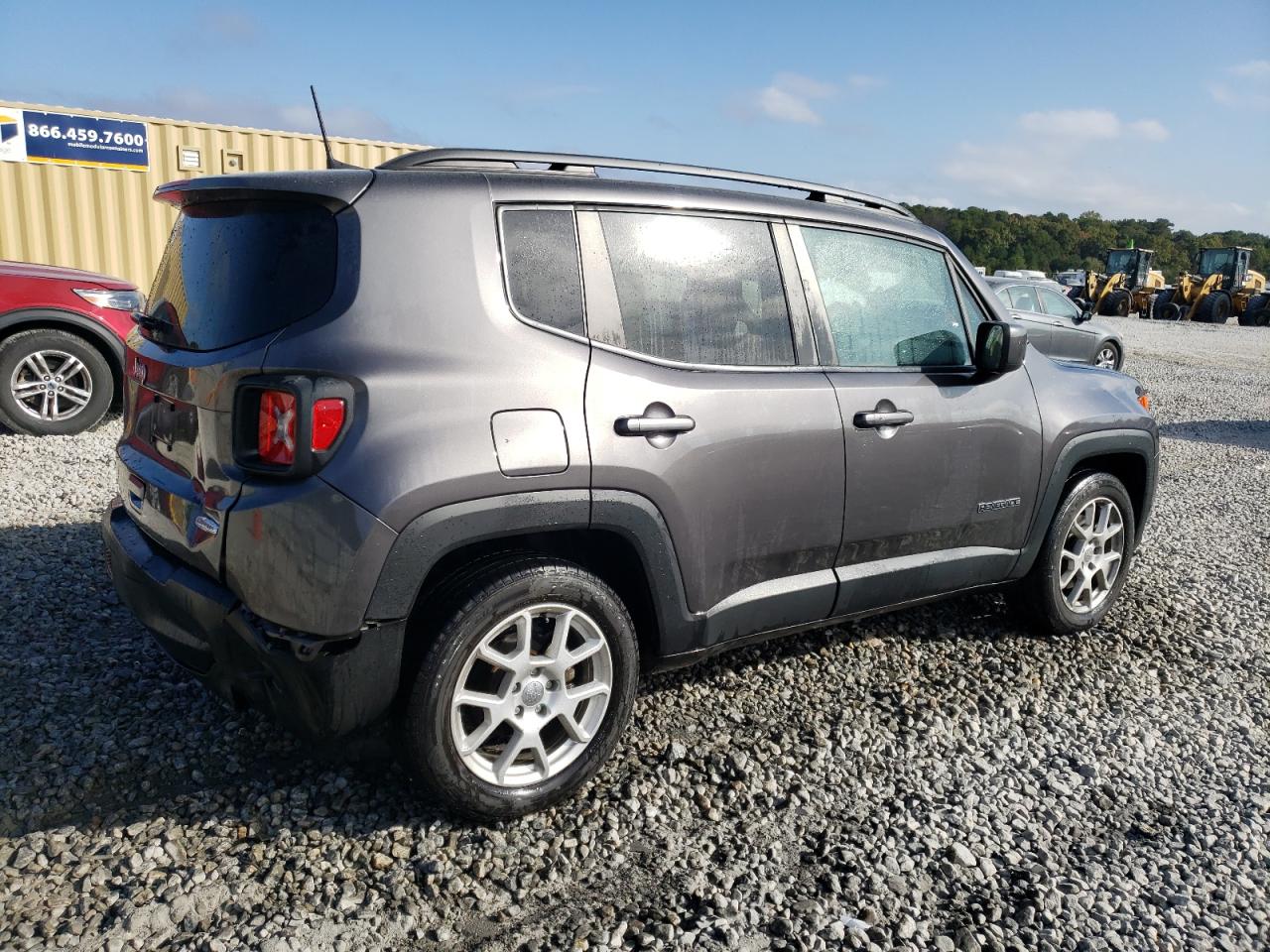 2019 Jeep Renegade VIN ZACNJABB4KPK00722 Copart auction photo, rear end / side damage thumbnail 3