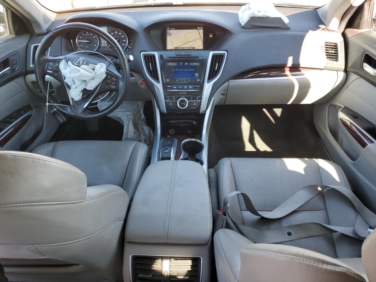 2015 Acura TLX VIN 19UUB2F55FA021232 Copart auction photo, side / front end damage thumbnail 8