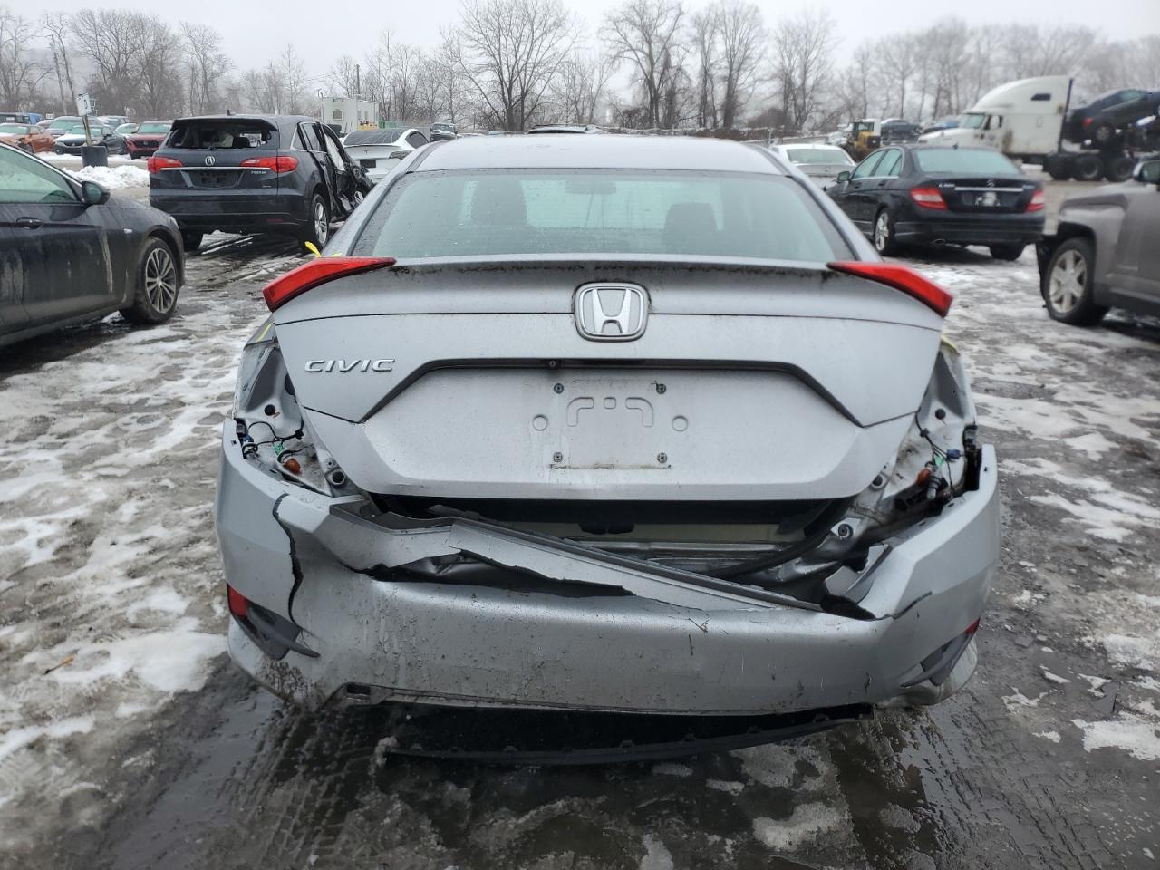 2017 Honda Civic VIN 2HGFC2F53HH537728 Copart auction photo, rear end / front end damage thumbnail 6