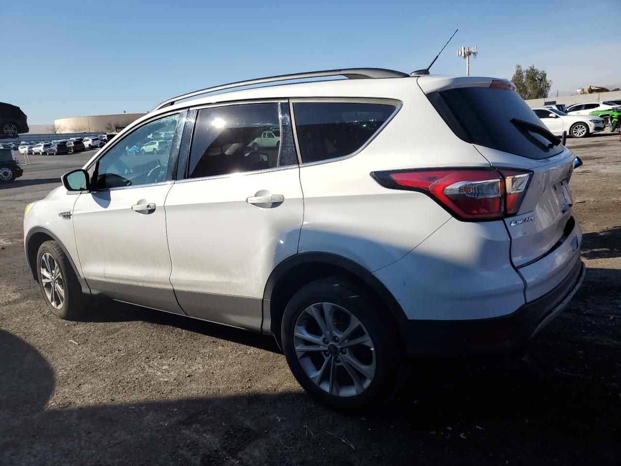 2017 Ford Escape VIN 1FMCU0GD9HUE96992 Copart auction photo, rear end / side damage thumbnail 2