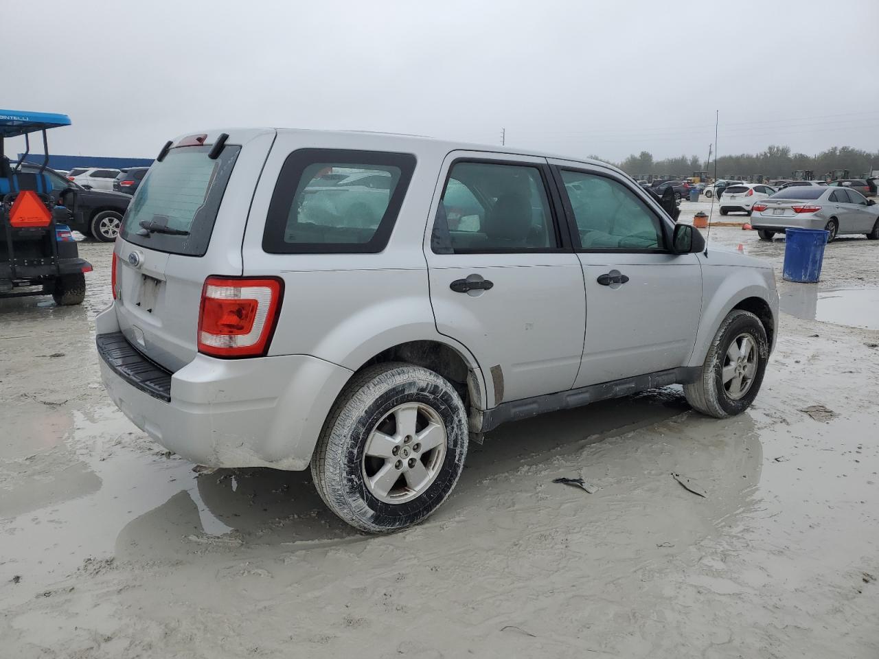 2012 Ford Escape VIN 1FMCU0C76CKA62727 Copart auction photo, side damage thumbnail 3