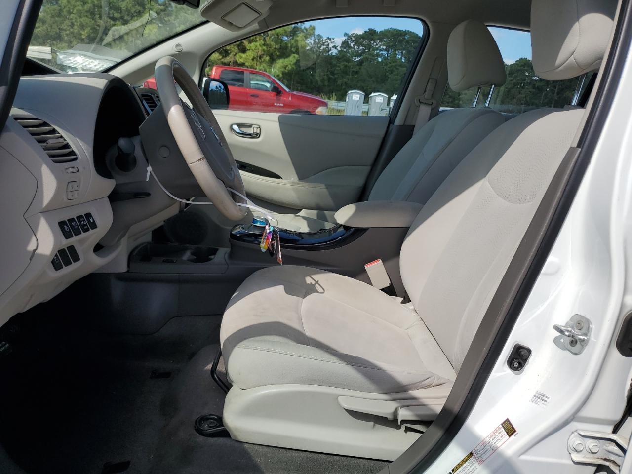 2015 Nissan Leaf VIN 1N4AZ0CP2FC309565 Copart auction photo, rear end damage thumbnail 7