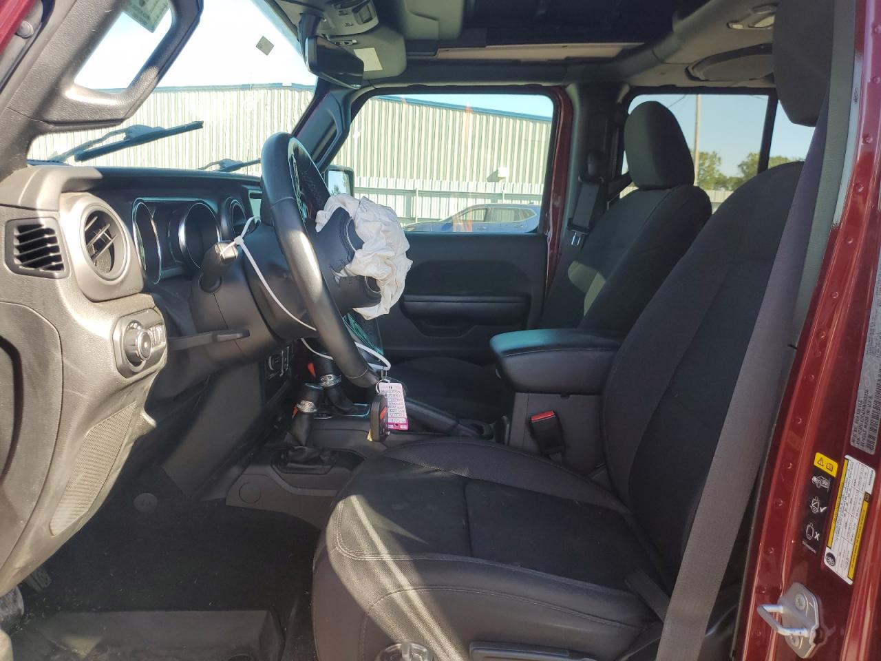 2021 Jeep Wrangler VIN 1C4HJXDG6MW693336 Copart auction photo, front end / minor dent/scratches damage thumbnail 7