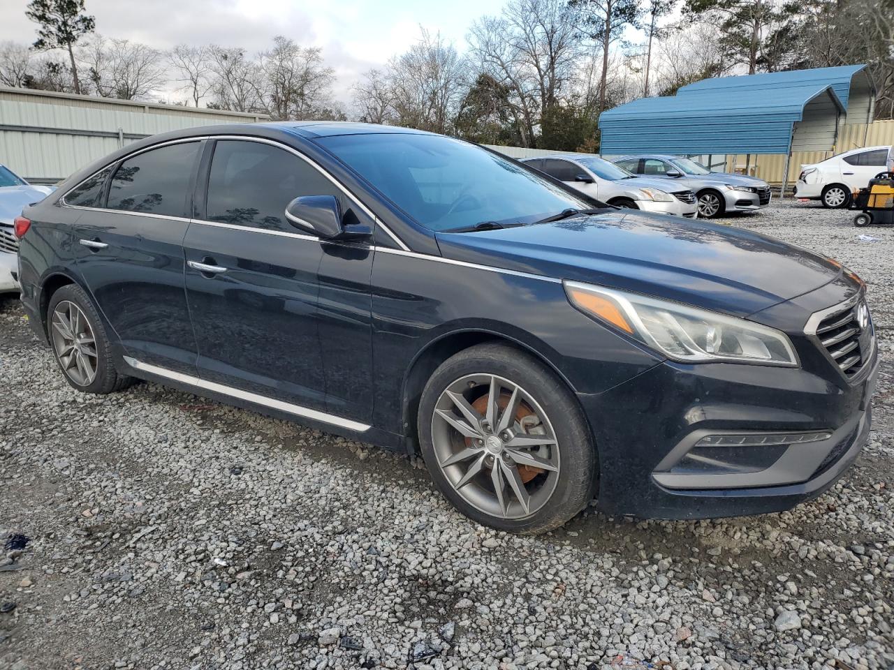 2015 Hyundai Sonata VIN 5NPE34ABXFH054339 Copart auction photo, minor dent/scratches damage thumbnail 4