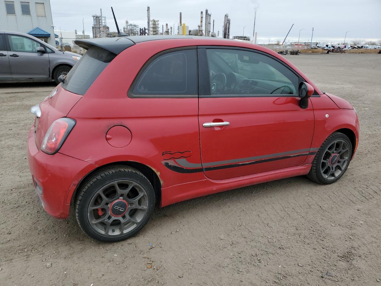 2013 Fiat 500 VIN 3C3CFFBR3DT746157 Copart auction photo, minor dent/scratches damage thumbnail 3