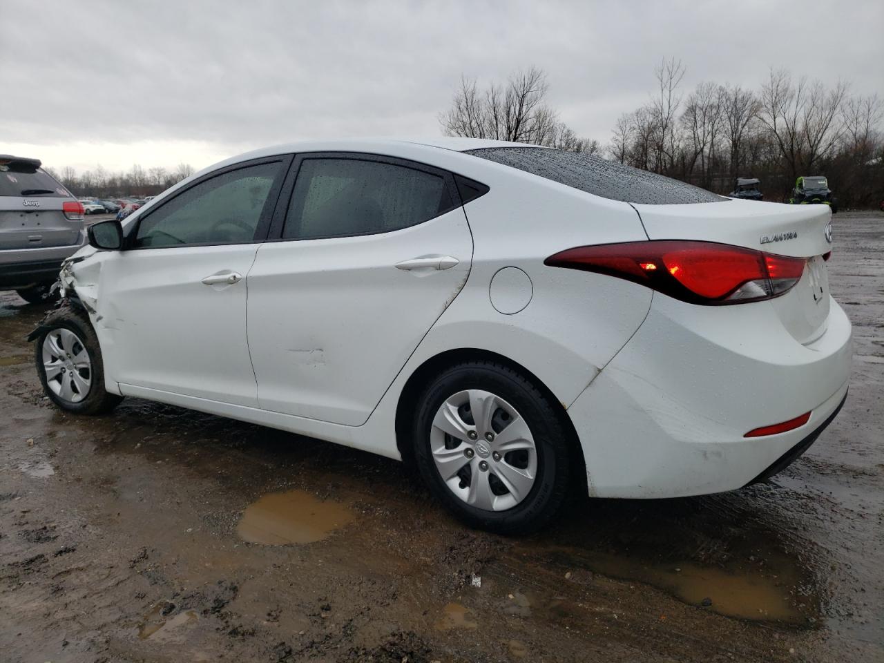 2016 Hyundai Elantra VIN 5NPDH4AE7GH751153 Copart auction photo, front end / side damage thumbnail 2