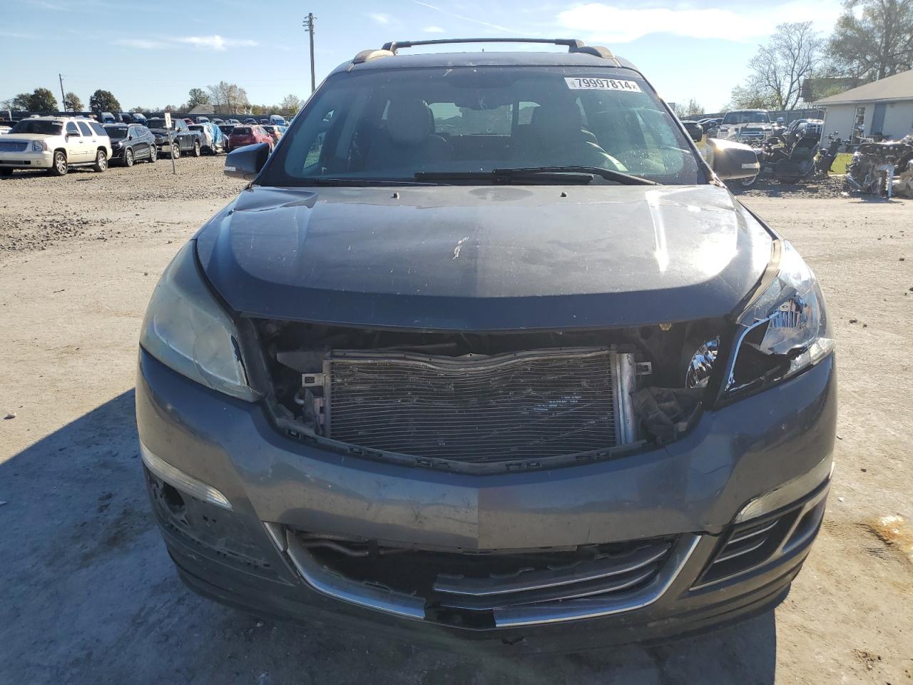 2013 Chevrolet Traverse VIN 1GNKRLKD5DJ205501 Copart auction photo, all over damage thumbnail 5