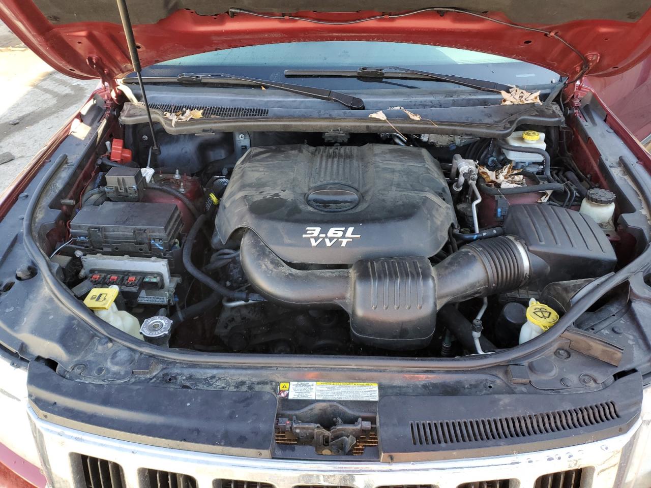 2012 Jeep Grand Cherokee VIN 1C4RJFAG5CC114887 Copart auction photo, all over damage thumbnail 12