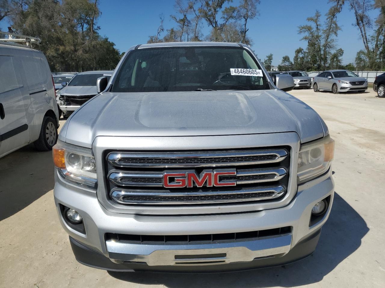 2016 GMC Canyon VIN 1GTG6CE36G1354255 Copart auction photo, side / rear end damage thumbnail 5