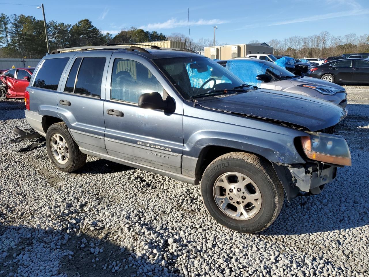 2001 Jeep Grand Cherokee VIN 1J4GW48S91C578800 Copart auction photo, front end damage thumbnail 4