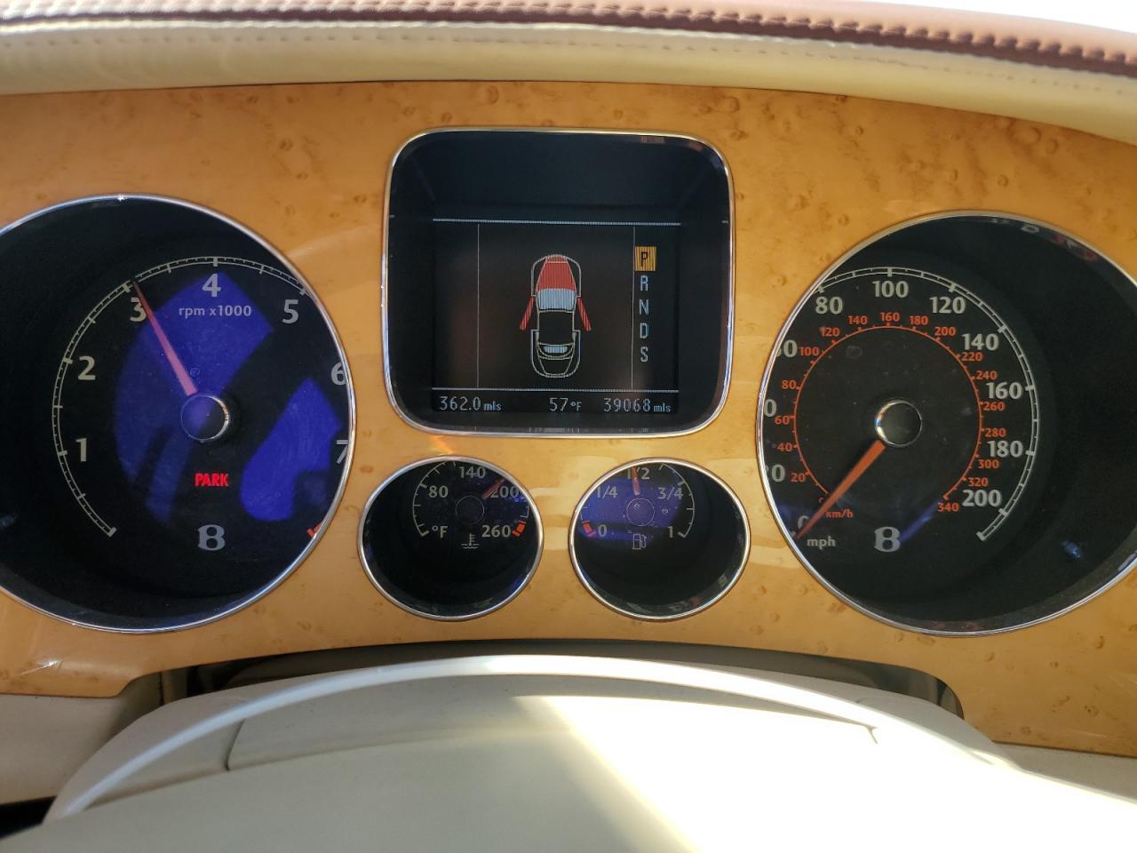 2008 Bentley Continental VIN SCBDR33W58C054660 Copart auction photo, front end damage thumbnail 9
