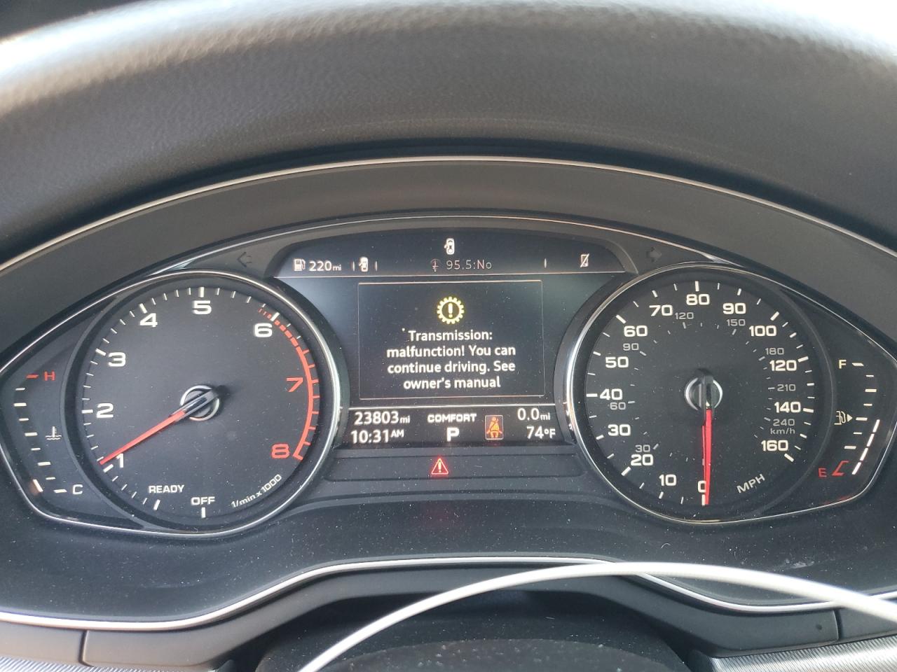 2018 Audi A4 VIN WAUDNAF44JA160118 Copart auction photo, burn / minor dent/scratches damage thumbnail 9