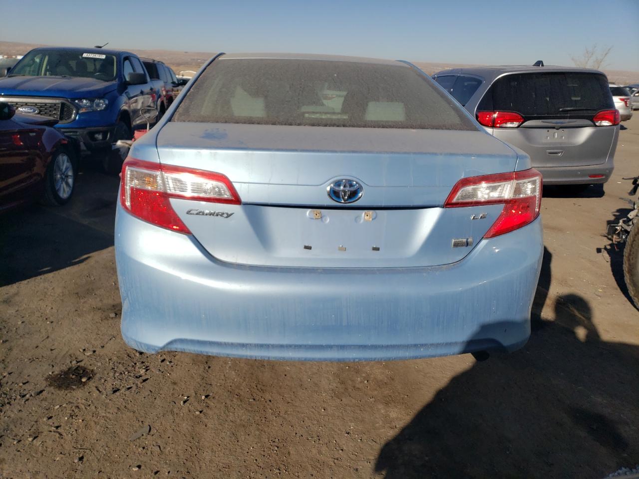 2012 Toyota Camry VIN 4T1BD1FK0CU015456 Copart auction photo, front end / rear end damage thumbnail 6