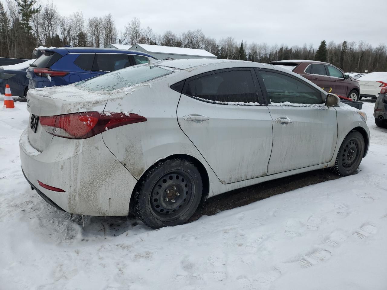2014 Hyundai Elantra VIN 5NPDH4AE8EH519710 Copart auction photo, mechanical / minor dent/scratches damage thumbnail 3