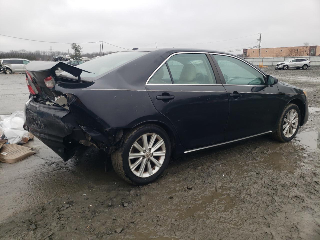 2012 Toyota Camry VIN 4T1BK1FK2CU009633 Copart auction photo, rear end / undercarriage damage thumbnail 3