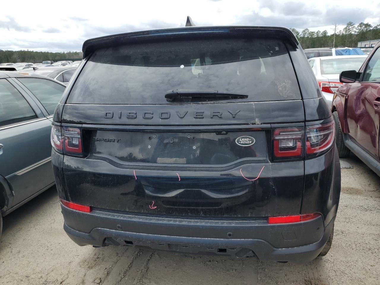 2021 Land Rover Discovery VIN SALCJ2FX9MH903449 Copart auction photo, front end damage thumbnail 6