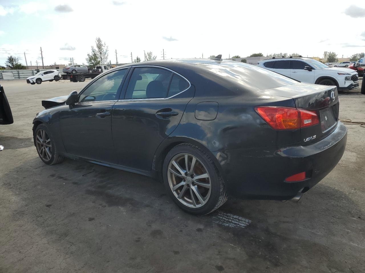 2008 Lexus IS VIN JTHBE262785018121 Copart auction photo, front end / mechanical damage thumbnail 2