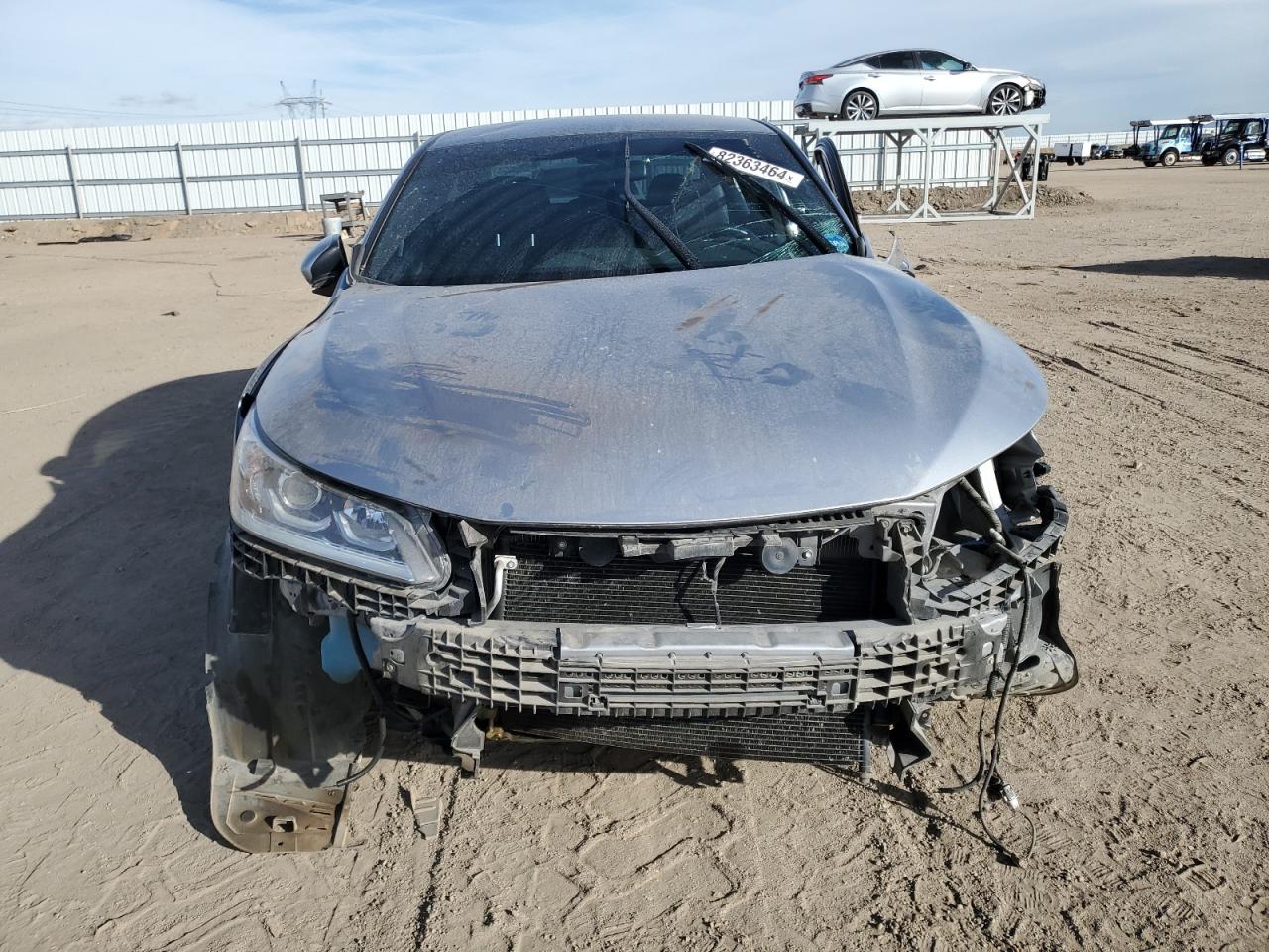 2016 Honda Accord VIN 1HGCR2F57GA196056 Copart auction photo, front end / side damage thumbnail 5