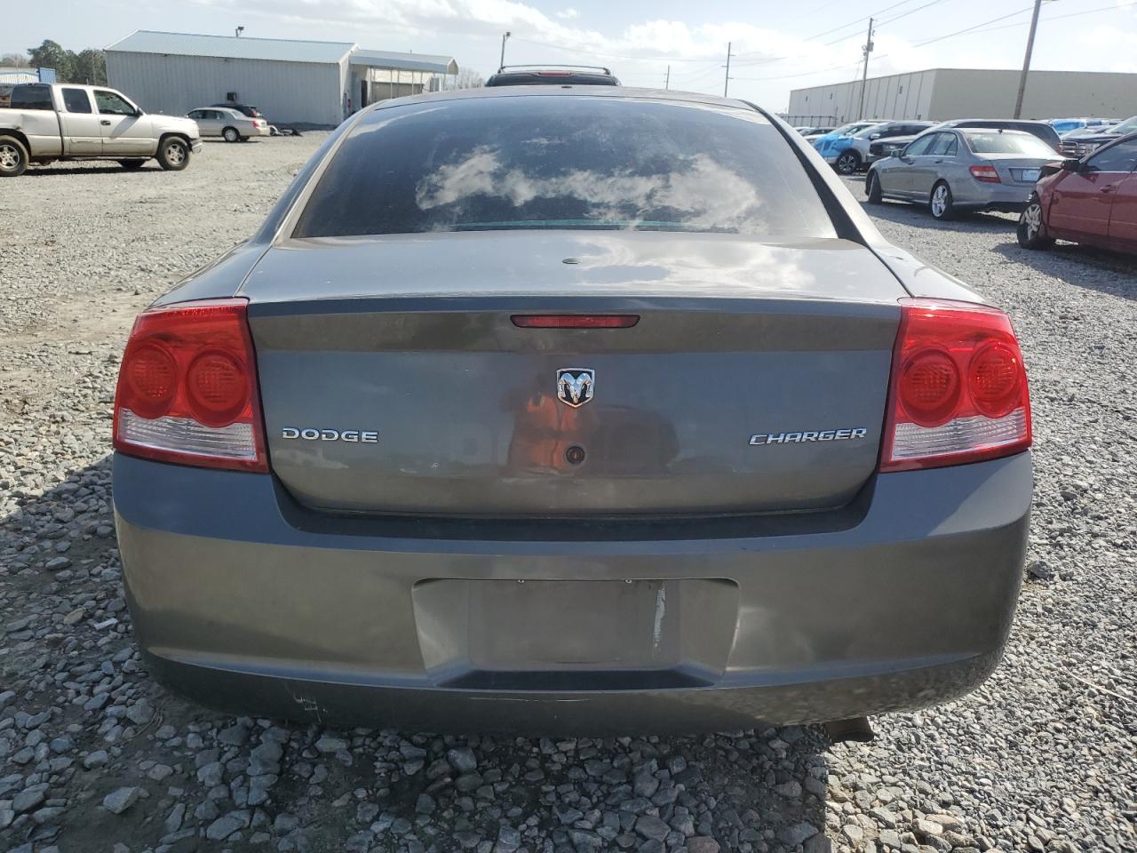 2010 Dodge Charger VIN 2B3AA4CT5AH117392 Copart auction photo, rear end / side damage thumbnail 6