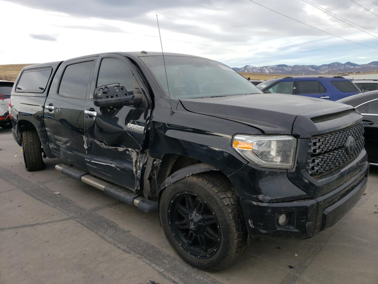 2019 Toyota Tundra VIN 5TFAY5F11KX802576 Copart auction photo, side / rear end damage thumbnail 4