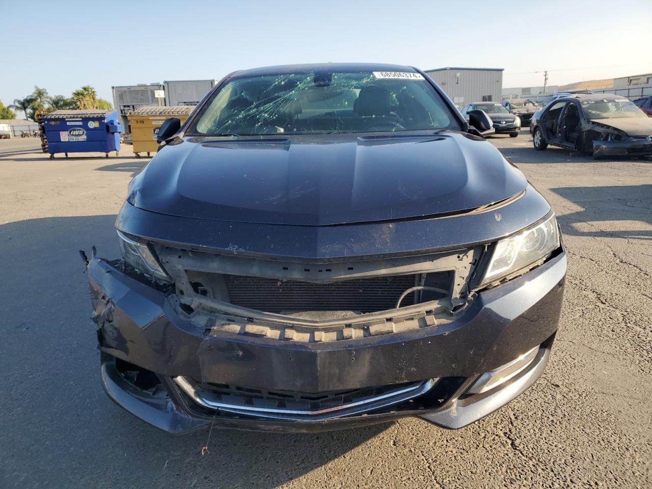 2017 Chevrolet Impala VIN 2G1105S3XH9191140 Copart auction photo, front end / side damage thumbnail 5