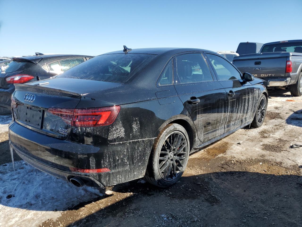 2018 Audi A4 VIN WAUENAF47JA160652 Copart auction photo, front end damage thumbnail 3