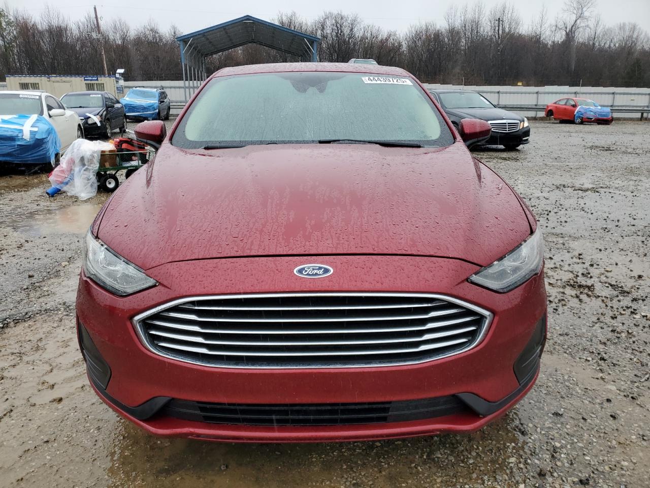2019 Ford Fusion VIN 3FA6P0LU5KR258883 Copart auction photo, side damage thumbnail 5